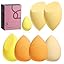 Makeup Sponge Set BS-MALL with Storage Case 7 Pcs for Liquid, Cream, and Powder,SAVE Foundation with 1 Mini Makeup Sponge For Travel Daily Use (A-Pink）