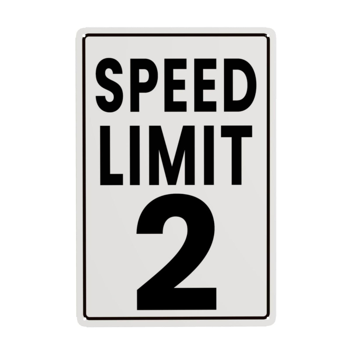 Speed Limit 2 Sign Retro Tin Sign Man Cave Garage Wall Decor 8 x 12 Inch