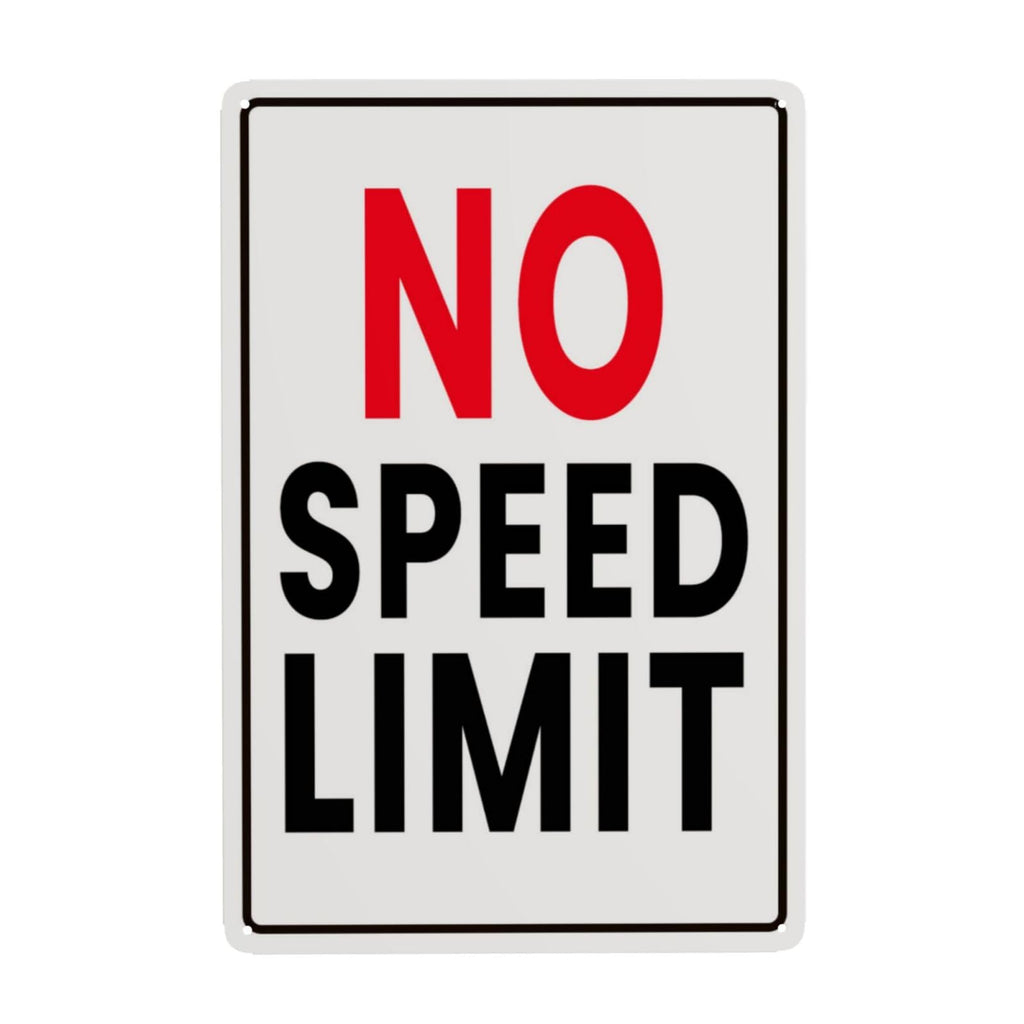 Speed Limit 2 Sign Retro Tin Sign Man Cave Garage Wall Decor 8 x 12 Inch