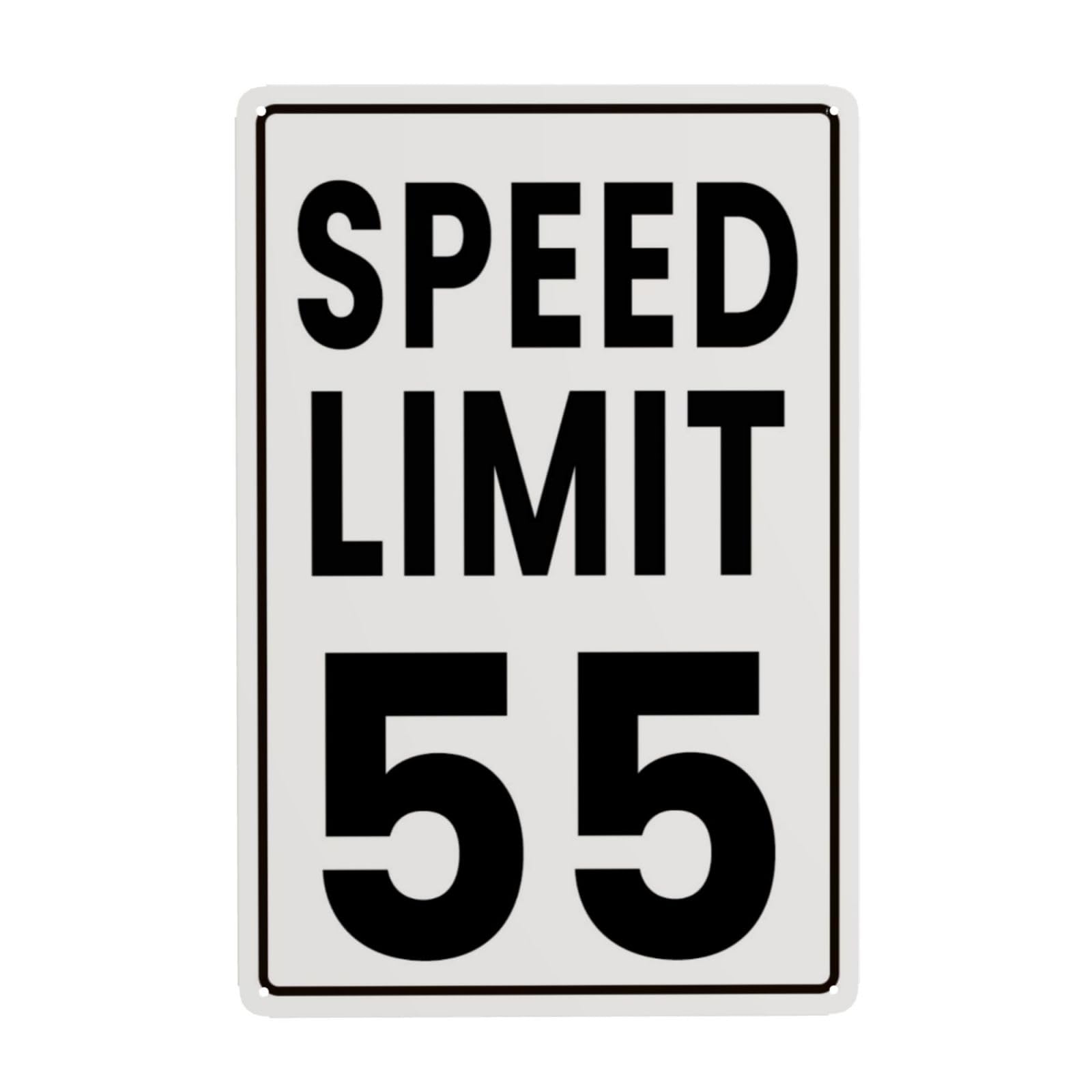 Speed Limit 2 Sign Retro Tin Sign Man Cave Garage Wall Decor 8 x 12 Inch