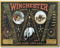 Winchester Arms Bullet Board Ammunition Ammo Firearms Guns Hunt Metal Tin Sign 8x12in