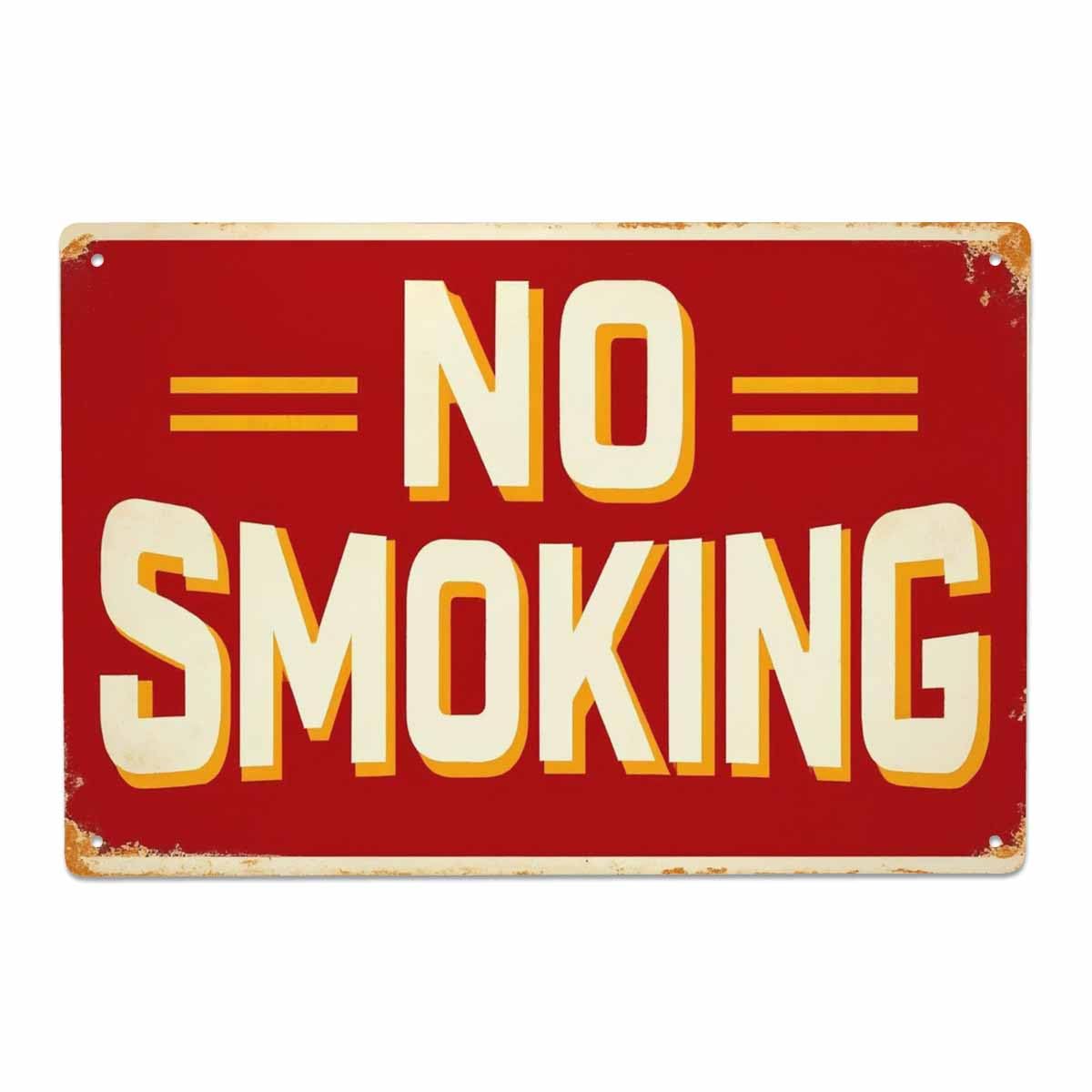 AOYEGO Auto Parts Tin Sign,Car and Lettering On Yellow Background Vintage Metal Tin Signs for Cafes Bars Pubs Shop Wall Decorative Funny Retro Signs for Men Women 8x12 Inch