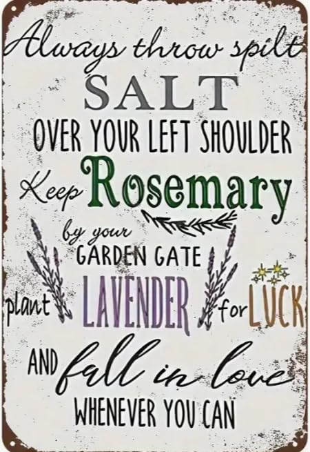 Vintage Funny Metal Sign 8x12 Inch – PMS, OCD, ADD Humor – Rustproof Weatherproof Painted Tin Plate with Pre-Drilled Holes, Multi-Purpose Wall or Yard Decor for Porch, Garage, Cafe, Bar, Home
