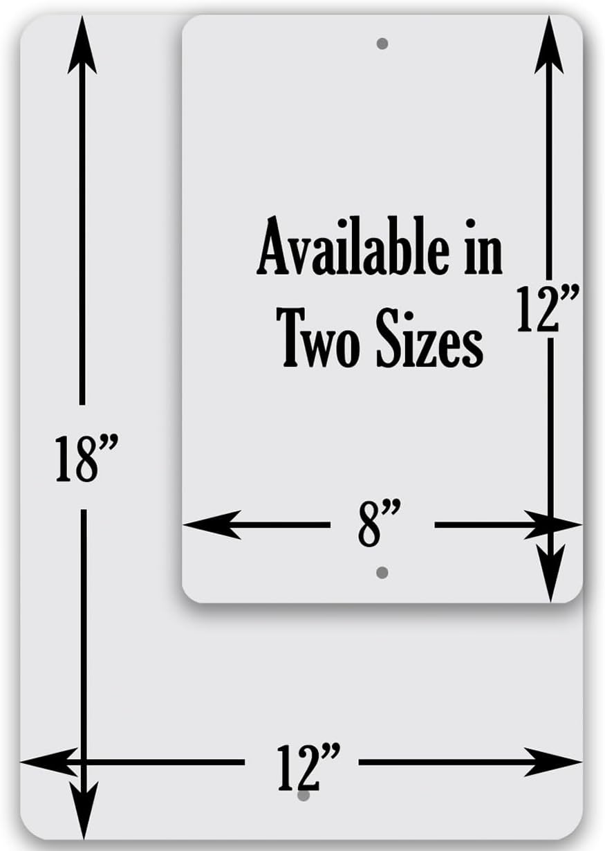 Turn In Your Weapons - Pro-Gun Humor: Durable Metal Sign with Wood-Like Finish - Vintage Design for Home, Bar, Man Cave Decor - Ideal Gift for Gun Enthusiasts (8" x 12")