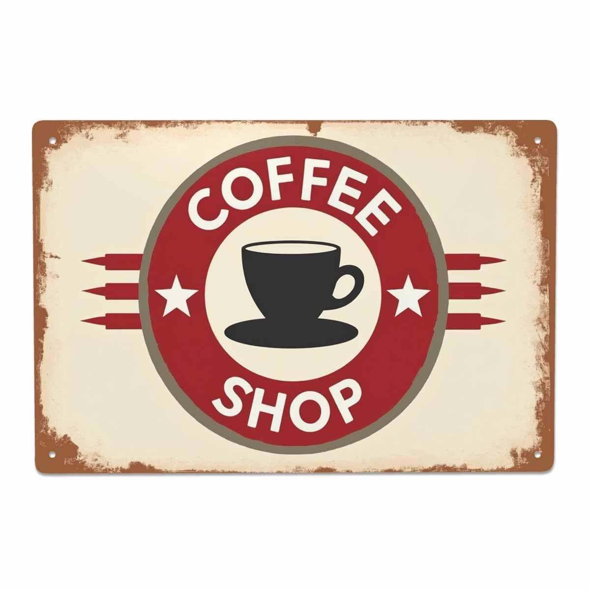 AOYEGO Fresh Baked Goods Tin Sign,Cake Cream Ring Fresh Delicious Strawberry Fruit Food Chocolate Dessert Plate Vintage Metal Tin Signs for Cafes Bars Pubs Shop Wall Funny Retro Signs 8x12 Inch