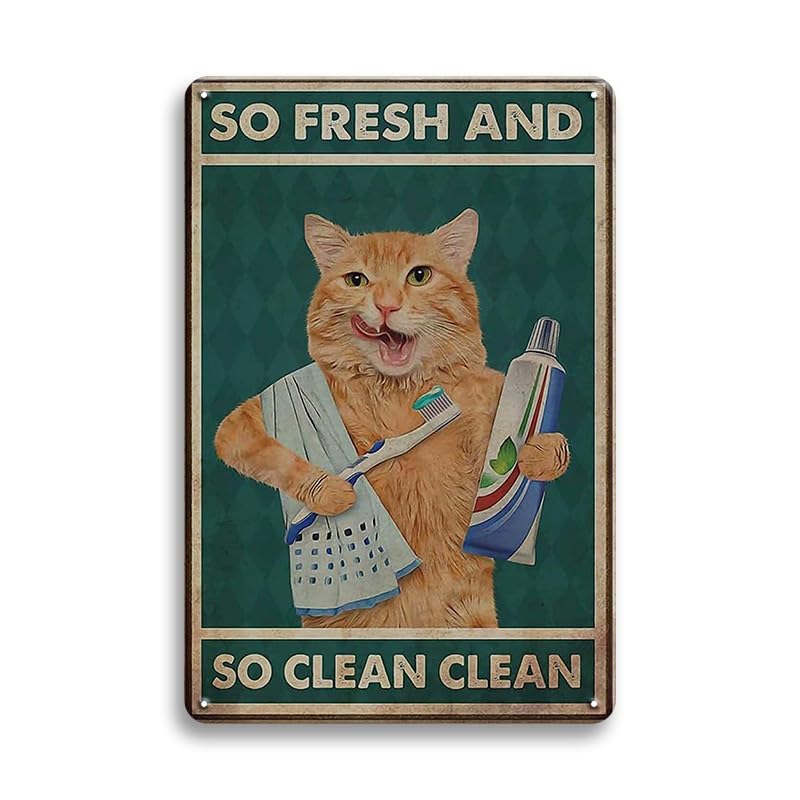 Funny Vintage Wall Decor Black Cat Metal Tin Sign,Don’t Tell Me What To Do, Black Cat Decor for Cat Lovers, Gift Cat Signs Stuff for Cat Lovers 8x12 Inches