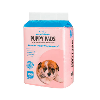 Best Pet Supplies XL (36 x 28 Inches) Puppy Pads 40 Count - Super Absorbent Dog Training Pads, Quick-Dry, Odor Control, Disposable Pee Pads, Leak-Proof Wee Wee Pads for Indoor Dogs – Baby Blue