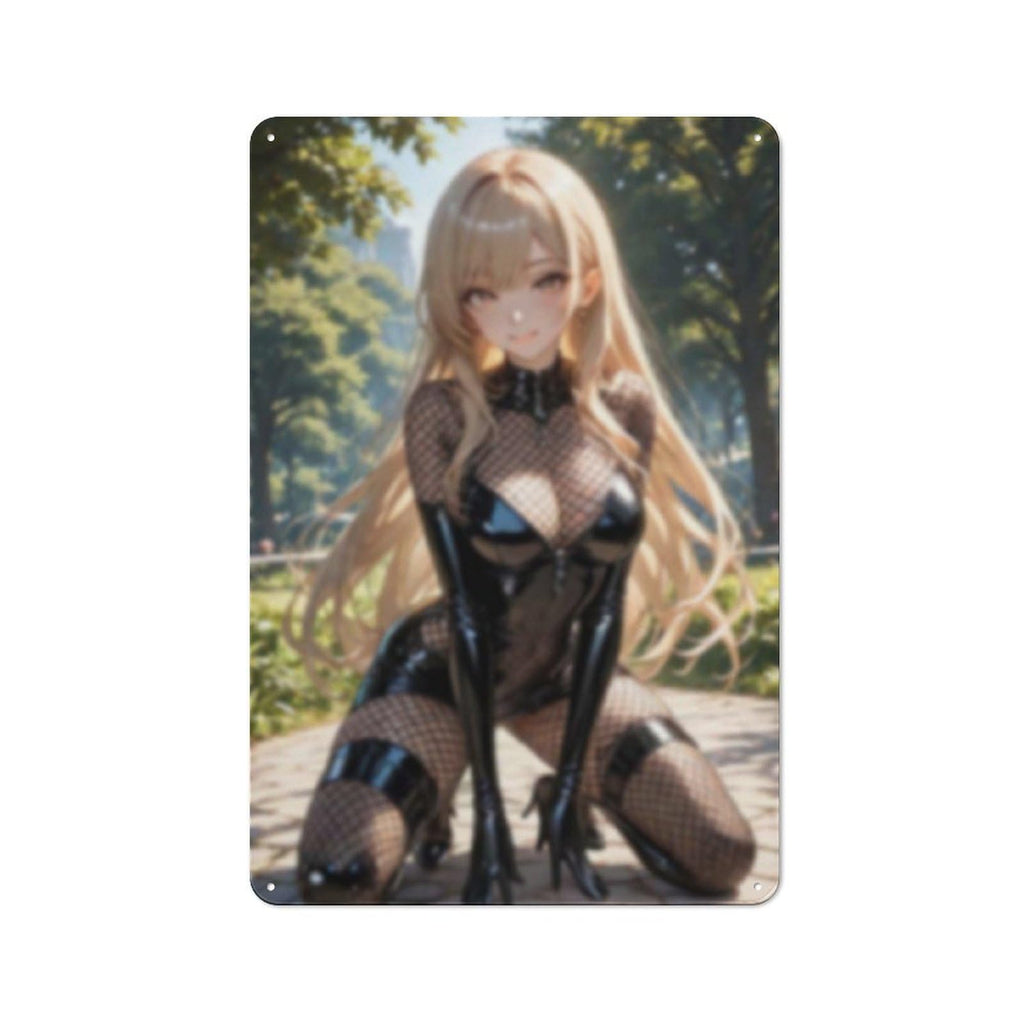 Sexy Hot Titties Boobs Lewd Hentai Anime Girl Poster Metal Tin Sign Decor - 8x12 inches Bar Pub Garage Man Cave Wall Art,AH181