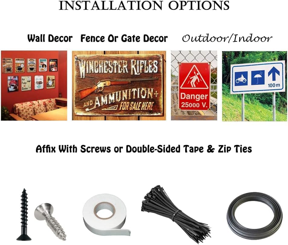 Wall Decor Decoration Sign Warning No Dumping Fine $1000 Sign, This Property Is Protected By Video Surveillance Sign Business Sign Aluminum Metal Tin Sign 8 X 12 Inch