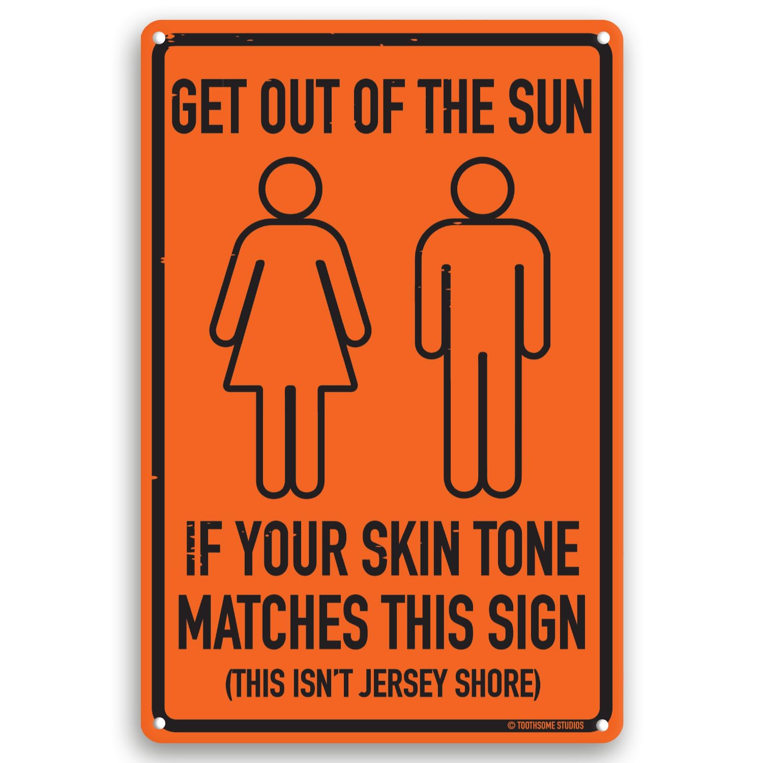 Don't Be Ashamed to Fart While You Pee 12 x 8 Funny Tin Sign Bathroom Home Bar Decor