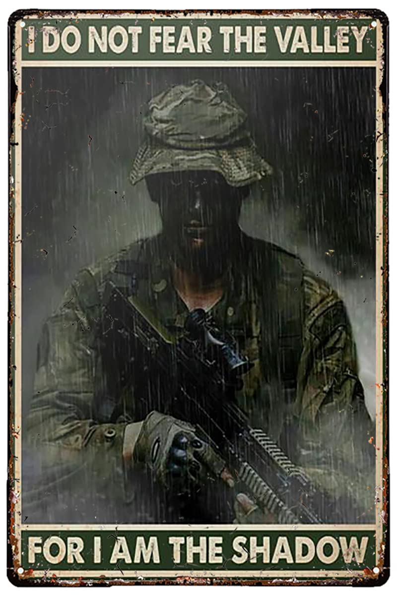 Vintage Tin Metal Poster Sign Spartan Code Poster I Am The Storm Retro Wall Art Decor Iron Painting for Home Kitchen Cafe Pub Sign 12x8 Inch Plaque