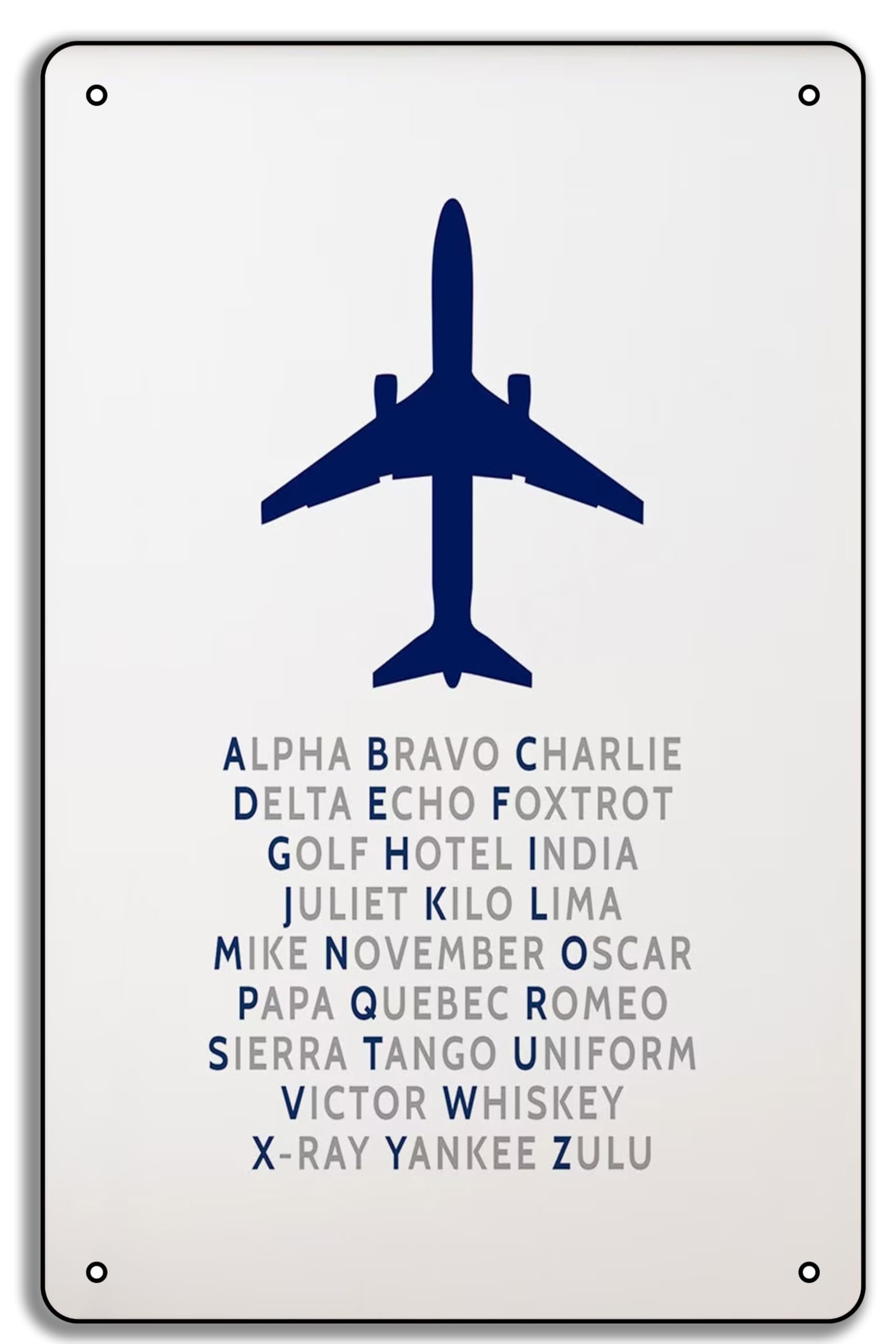 WWII Fighter Planes 8x12in Metal Tin Sign – Vintage World War II Aircraft Art, Military Aviation Wall Decor