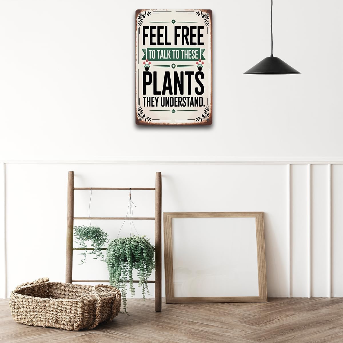 BEASTZHENG Cottagecore Garden Signs for Outside Decor Gifts Vintage Gardening Metal Tin Signs for Home Garden Greenhouse Living Room Bedroom Yard Outdoor Decor 8X12 Inches