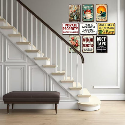 Funny Beer Quote Tin Sign - Tin Metal 12x8 Inch Vintage Rustic Bar Pub Wall Art for Kitchen, Man Cave, Garage, Gift for Beer Lovers and Friends - Clearance,Limited Stock