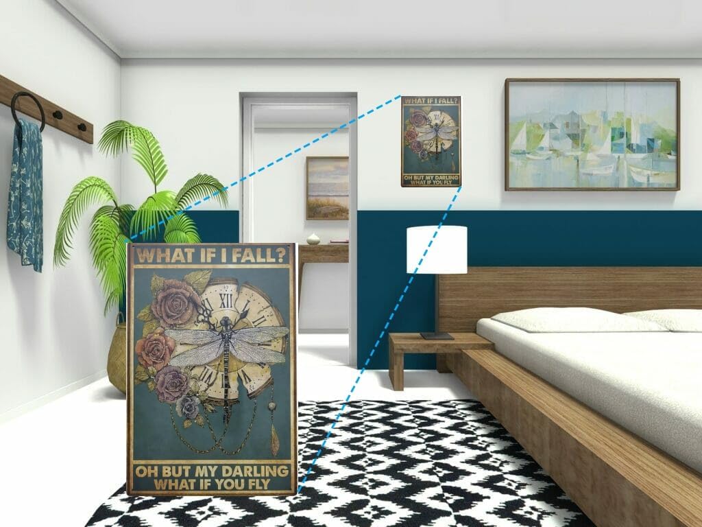 Vintage Metal Tin Sign Funny Sarcastic Party Wall Art Decor Signs Metal Posters for Room Wall Decor - What If You Fly 8 X 12 Inches