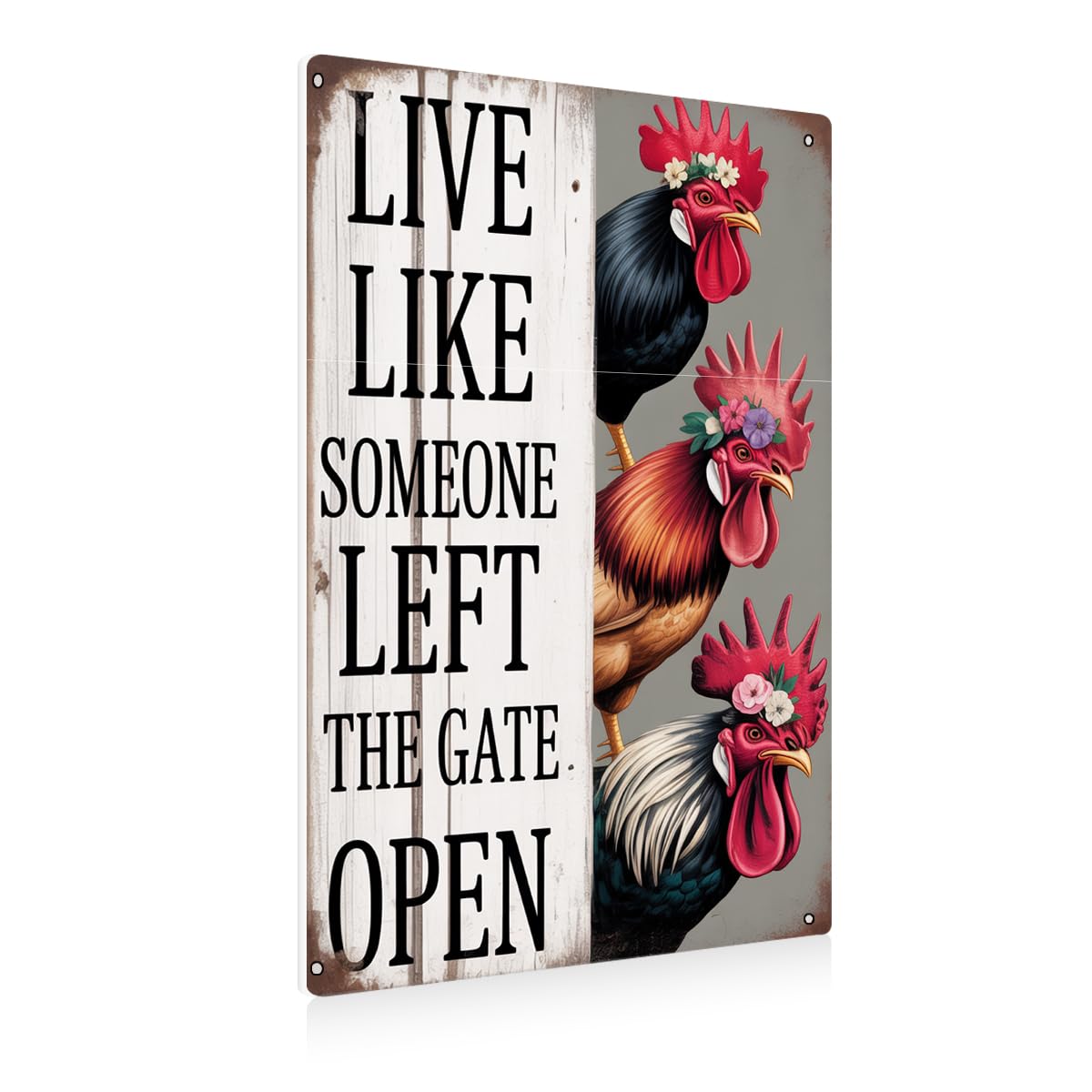 BEASTZHENG Cottagecore Garden Signs for Outside Decor Gifts Vintage Gardening Metal Tin Signs for Home Garden Greenhouse Living Room Bedroom Yard Outdoor Decor 8X12 Inches