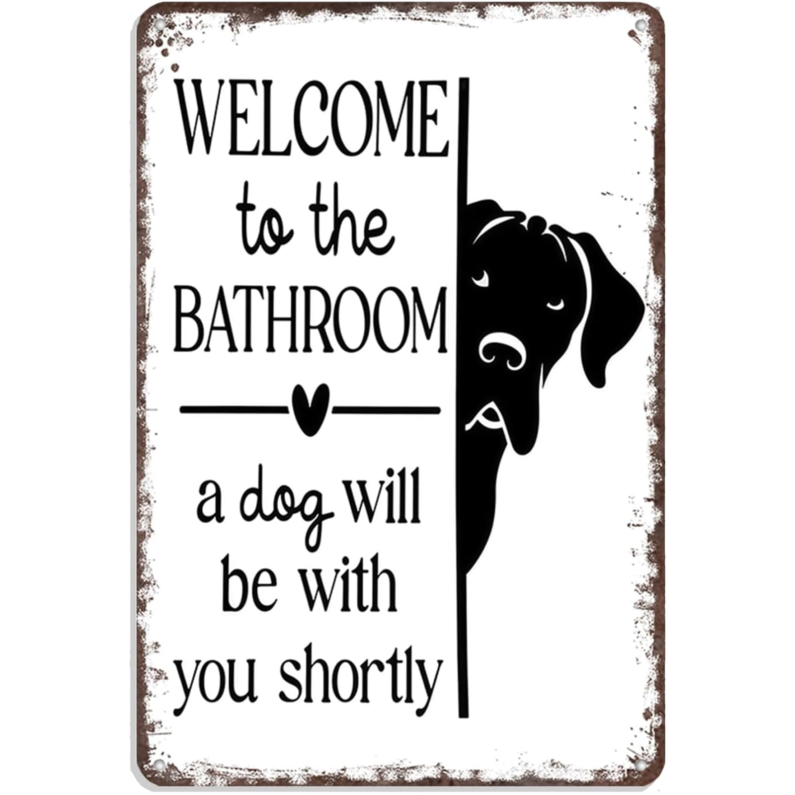 Funny Vintage Bathroom Wall Decor Metal Tin Sign, Cat Mom Gifts for Women, Retro Aluminum Wall Art for Cats Lover, "Can I Interest You In A Butt Napkin", Toilet Decoration Metal Sign 8x12in