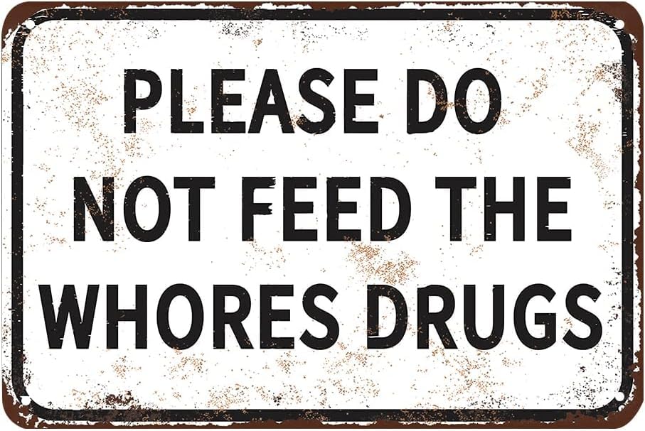 Funny PRIVATE SIGN DO NOT READ Tin Sign – 12x8 Inch Vintage Metal Wall Decor for Bedroom, Office, Man Cave, Dorm or Bar (NOread)
