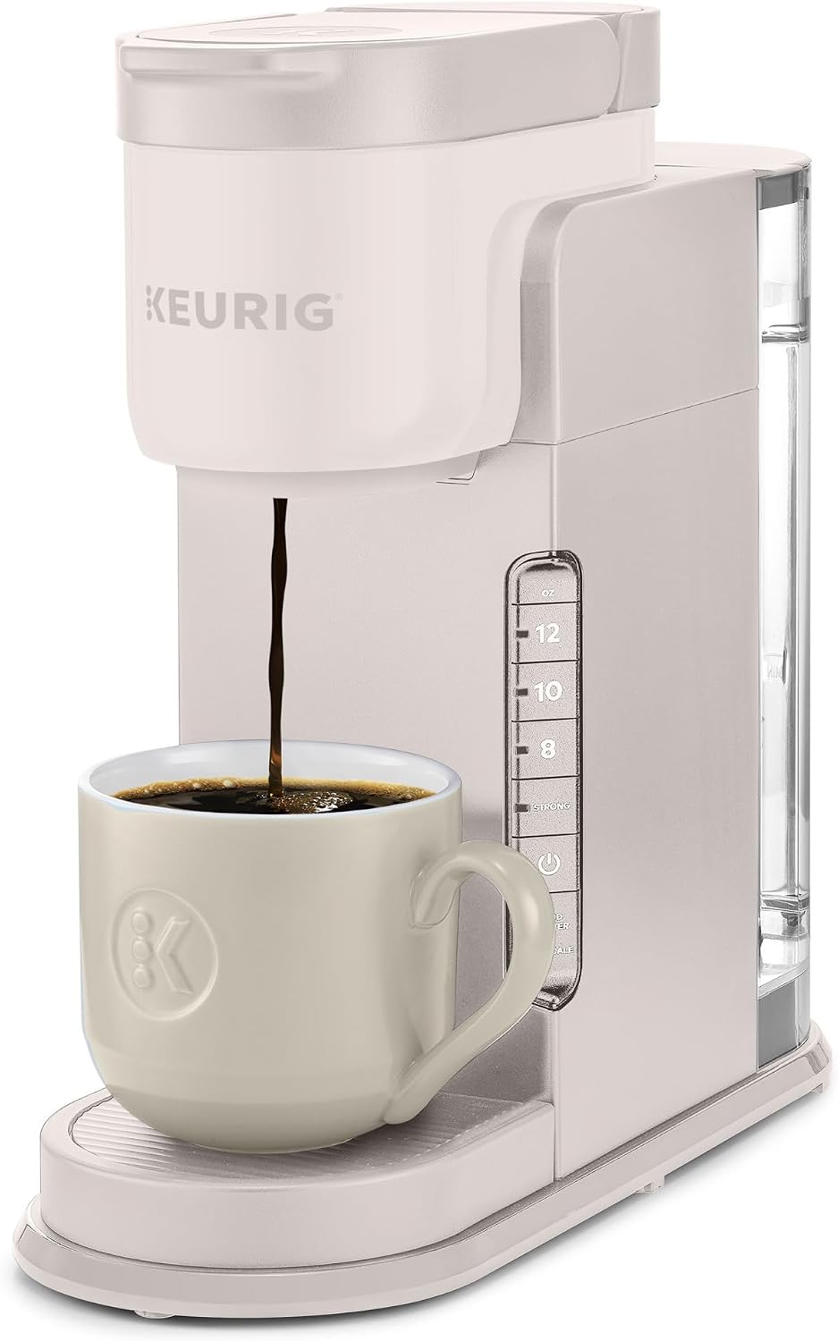 Keurig K-Express Single Serve K-Cup Pod Coffee Maker, 3 Brew Sizes, Strong Button Feature, 42oz Removable Reservoir, Black