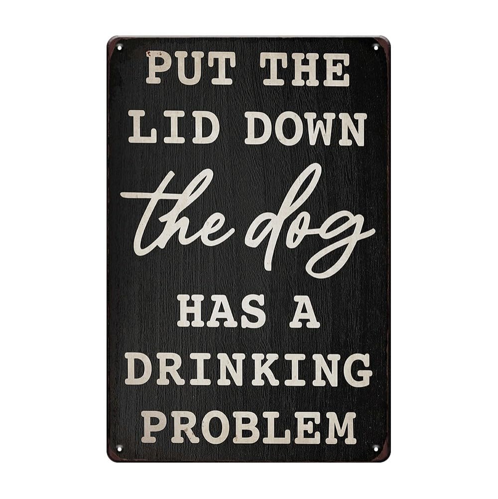 YOYI ART Funny Bathroom Signs Decor - 5 Stars Would Poop Here Again Bathroom Sign, Metal Tin Signs Vintage for Bathroom, Toilet and Farm Restroom Wall Decor Art Accessories, Cool Stuff, 8 x 12 inch