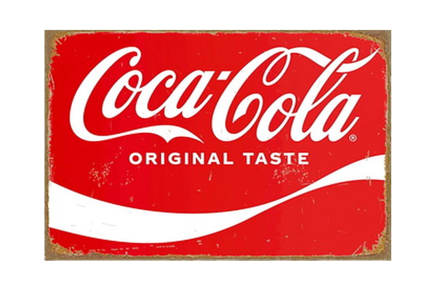 Coke Tin Sign Metal Poster Vintage Wall Decor, Coca Cola Hot Girl, for Pub Restaurants Cafe Club Plaque Man Cave Wall 8x12 Inch