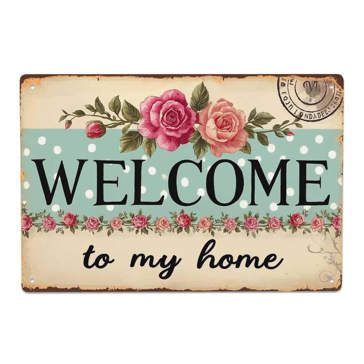 AOYEGO Fresh Baked Goods Tin Sign,Cake Cream Ring Fresh Delicious Strawberry Fruit Food Chocolate Dessert Plate Vintage Metal Tin Signs for Cafes Bars Pubs Shop Wall Funny Retro Signs 8x12 Inch