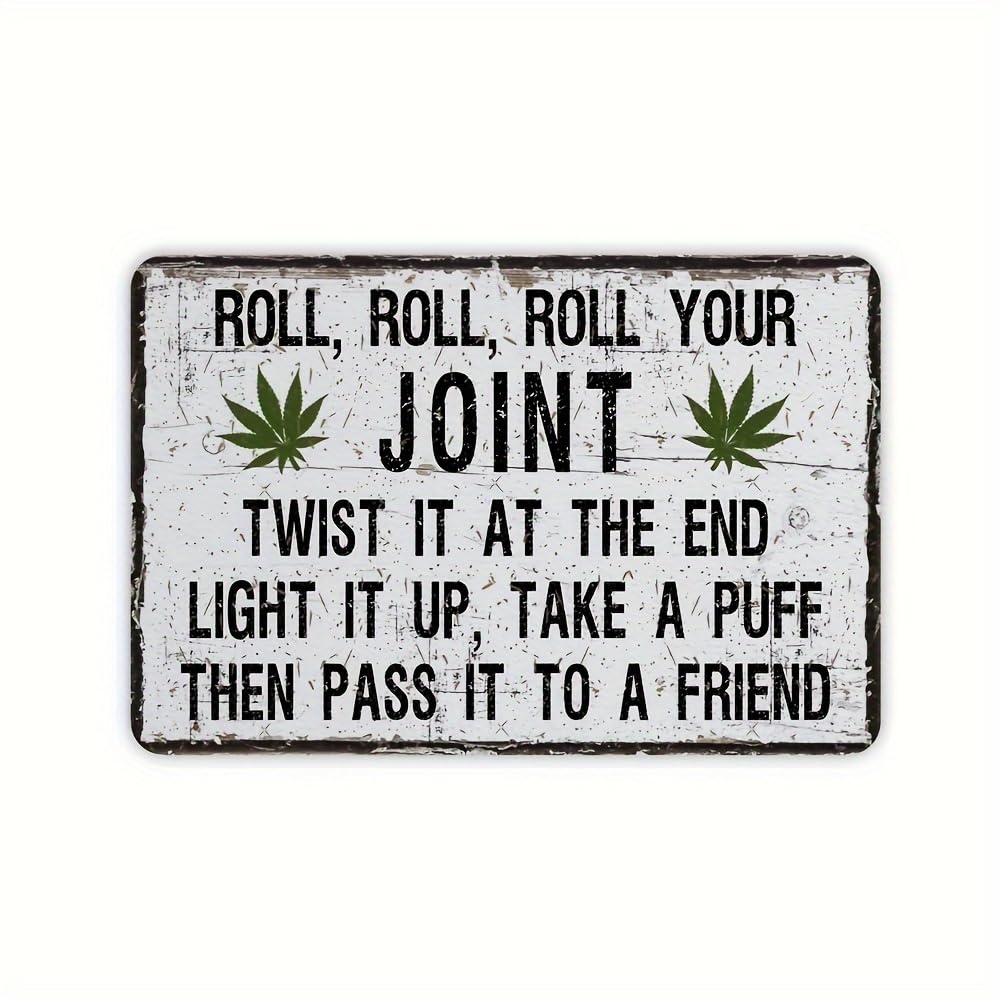 Vintage Metal Aluminum Sign Decor 8"x12",Funny Aluminum Sign Mentally Unstable And Not Fully Medicated Keep Safe Distance Vintage Inspired Wall Poster man Cave yard garden Wall Decor.
