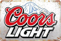 Ice Cold Cours Light Beer man cave Vintage Metal bar Signs Tin Sign 12 x 8Inch
