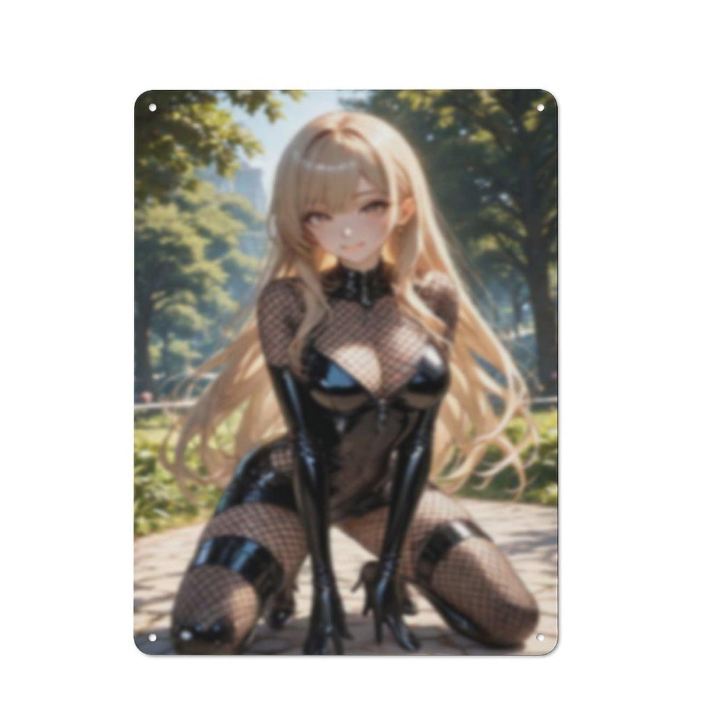 Sexy Hot Titties Boobs Lewd Hentai Anime Girl Poster Metal Tin Sign Decor - 8x12 inches Bar Pub Garage Man Cave Wall Art,AH181