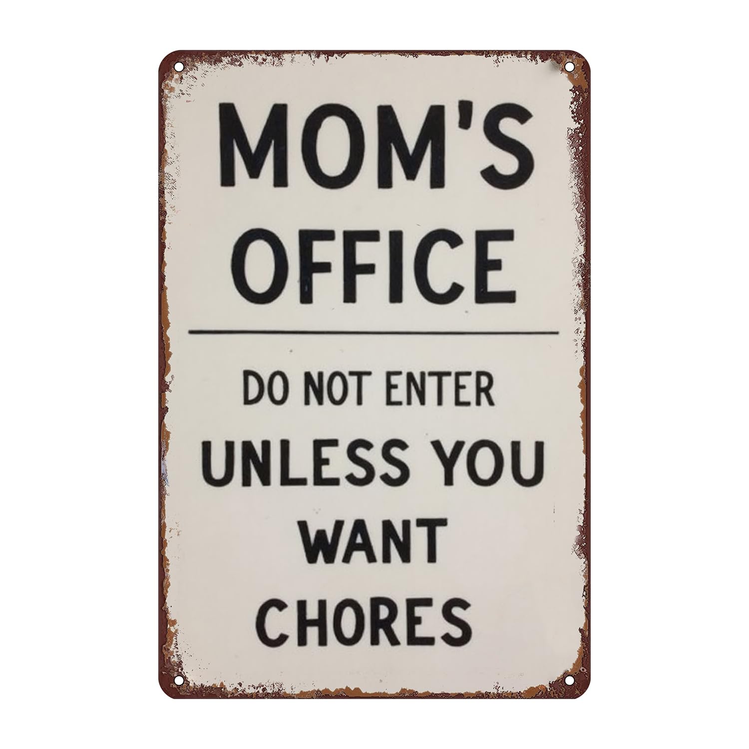 Funny Accountant Cat Tin Sign Wall Decor - 12x8 Inch Metal Vintage Humor Wall Art for Office, Study Room, Workspace, Finance Lovers Gift for Accountants