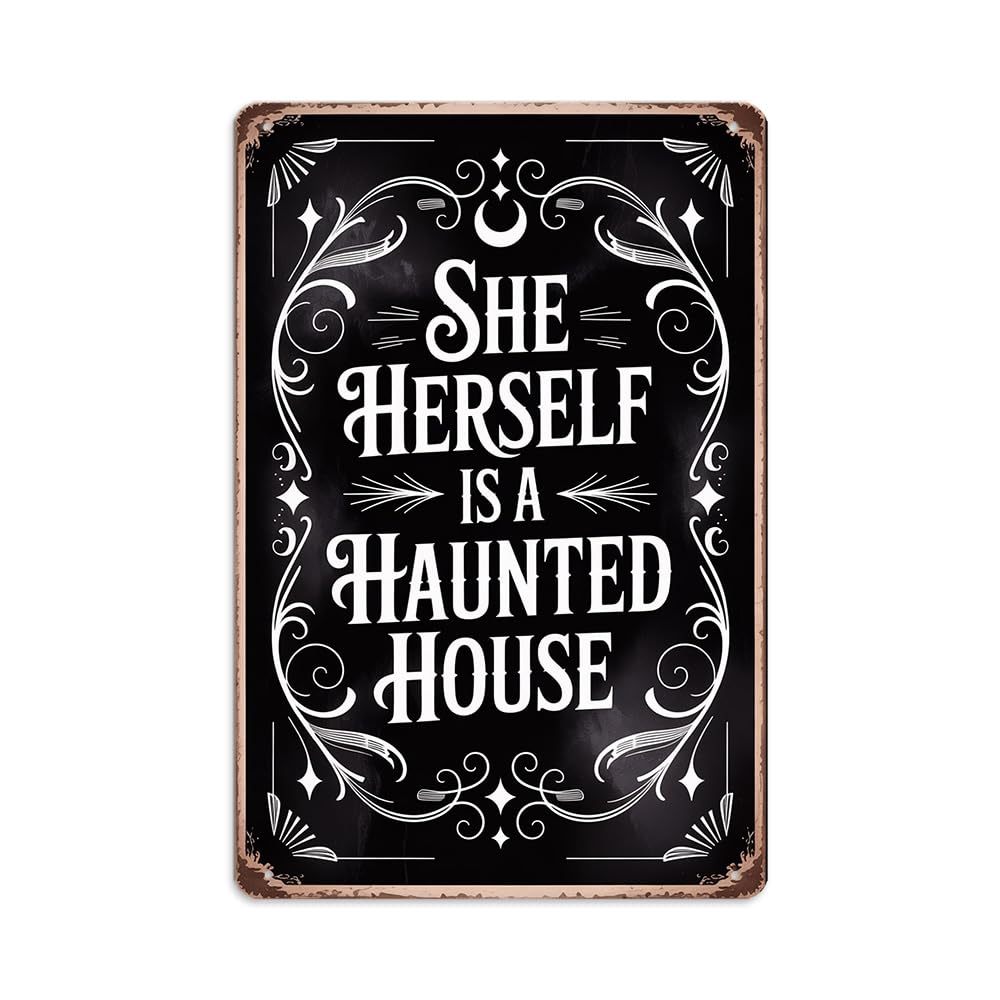 Rustic ''But I Love Fall Most of All'' Tin Sign, Autumn Inspirational Quotes Metal Sign - 8x12 Inch, Farmhouse Sign For Porch, Kitchen, Cafe Decor, Fall Accessories, Thanksgiving Day Decor