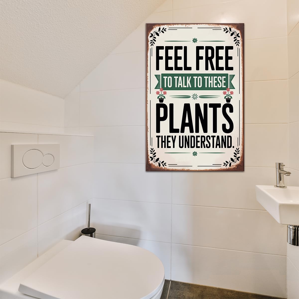 BEASTZHENG Cottagecore Garden Signs for Outside Decor Gifts Vintage Gardening Metal Tin Signs for Home Garden Greenhouse Living Room Bedroom Yard Outdoor Decor 8X12 Inches