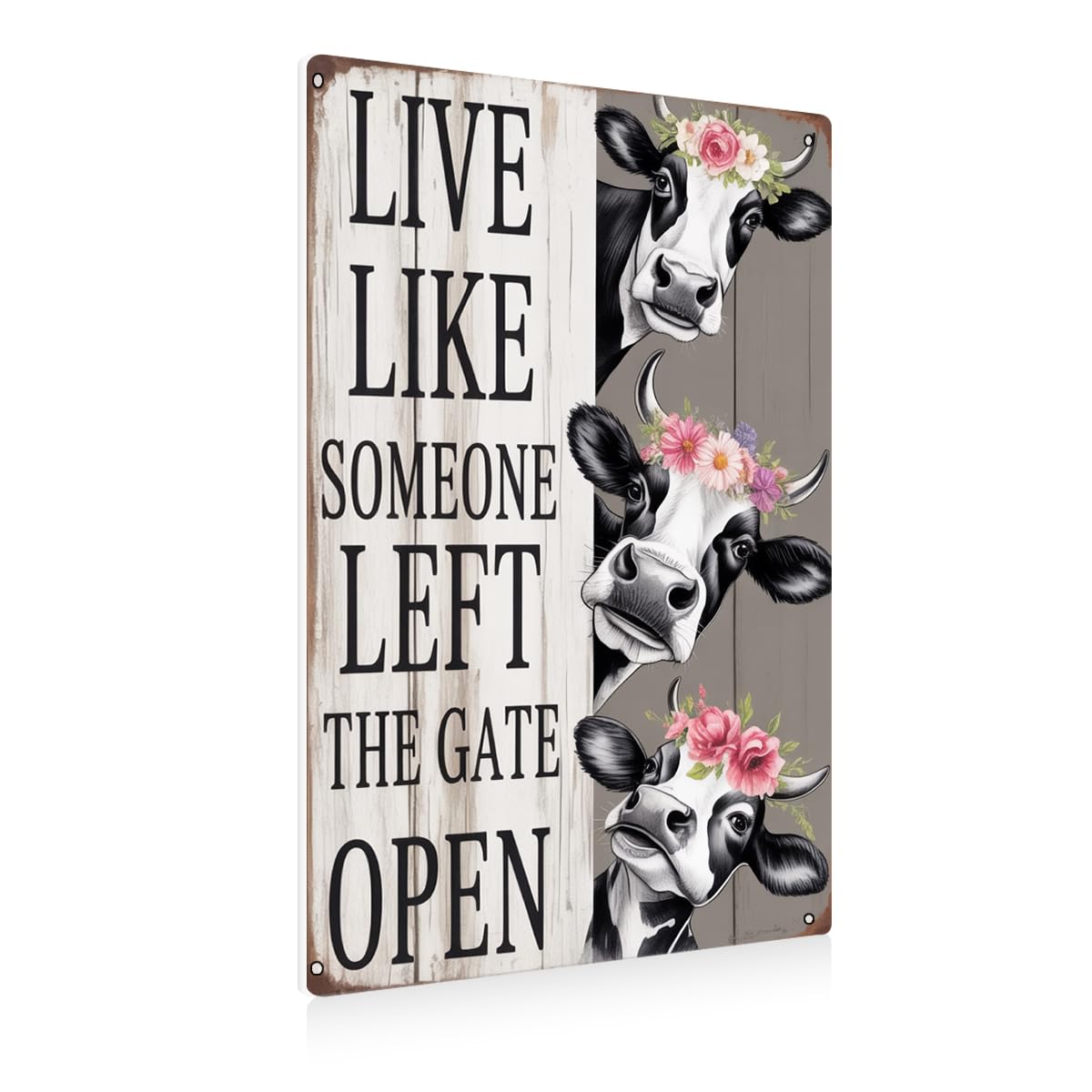 BEASTZHENG Cottagecore Garden Signs for Outside Decor Gifts Vintage Gardening Metal Tin Signs for Home Garden Greenhouse Living Room Bedroom Yard Outdoor Decor 8X12 Inches