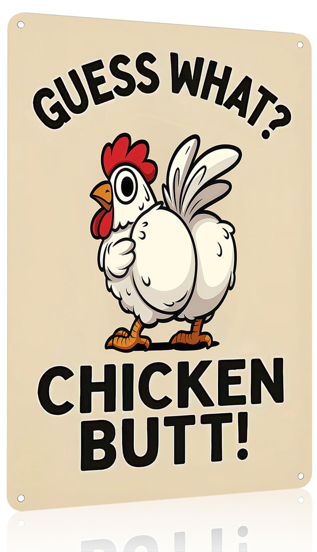 Funnysign Chicken Gifts Vintage Chicken Today's Mood Tin Sign for Chicken Coop Farm Kitchen Garden Yard Decor 8x12 inch (3914)