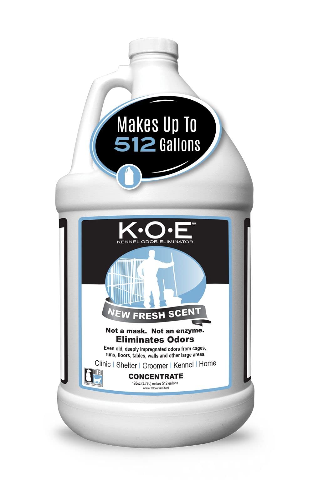Odorcide K.O.E. Apricot Odor Eliminator 16 oz for Strong Odor for Cages, Runs & More – Home & Kennel w/Safe, Non-Enzymatic Formula