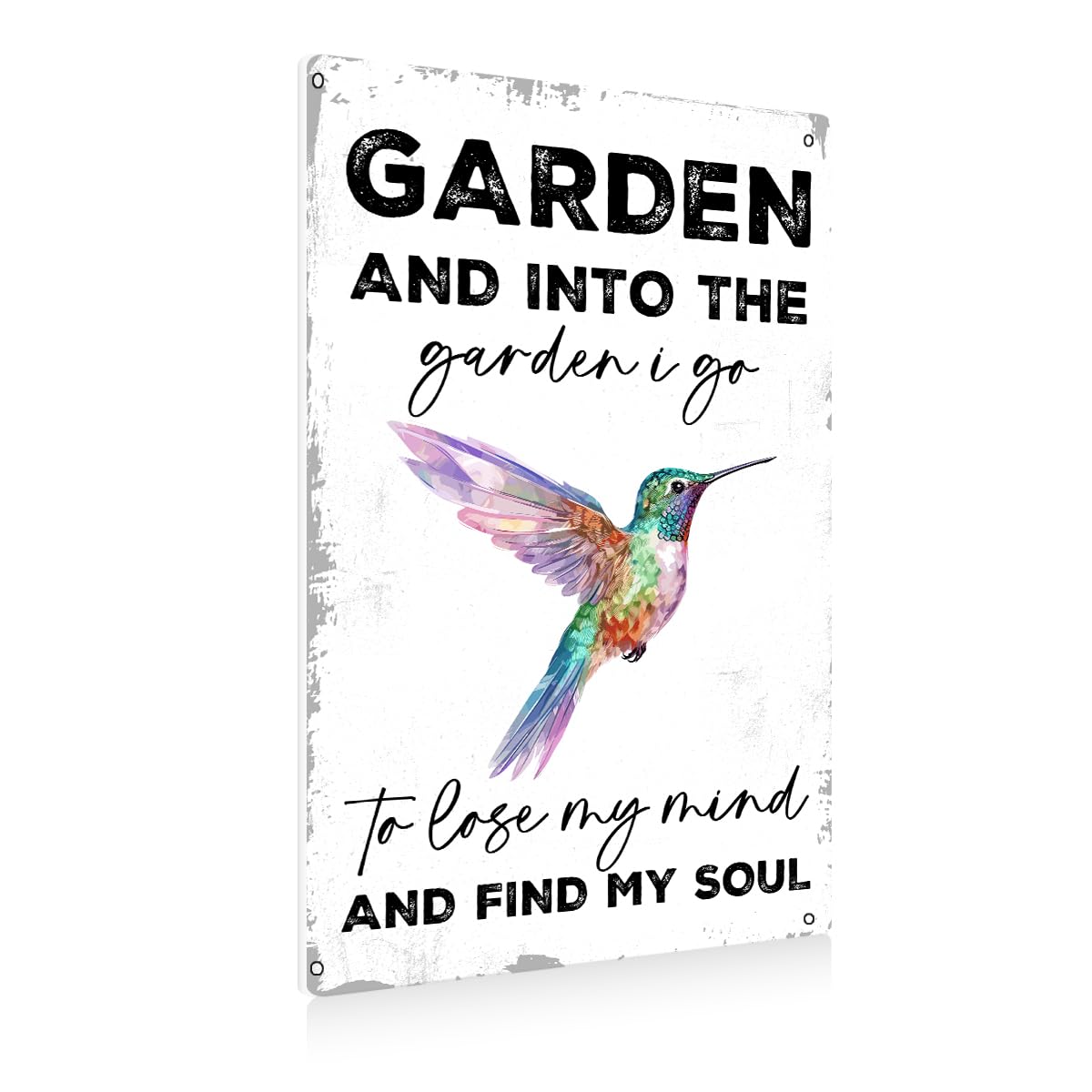BEASTZHENG Cottagecore Garden Signs for Outside Decor Gifts Vintage Gardening Metal Tin Signs for Home Garden Greenhouse Living Room Bedroom Yard Outdoor Decor 8X12 Inches