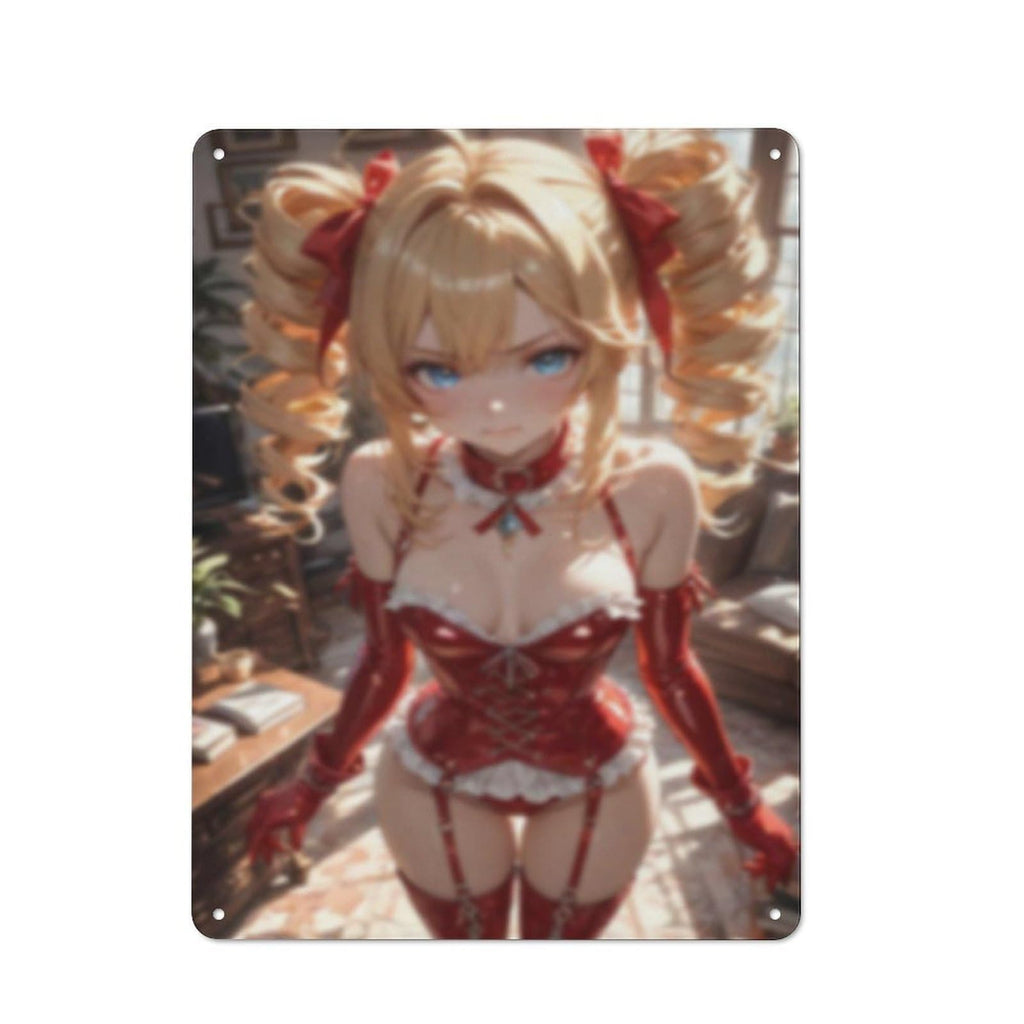 Sexy Hot Titties Boobs Lewd Hentai Anime Girl Poster Metal Tin Sign Decor - 8x12 inches Bar Pub Garage Man Cave Wall Art,AH181