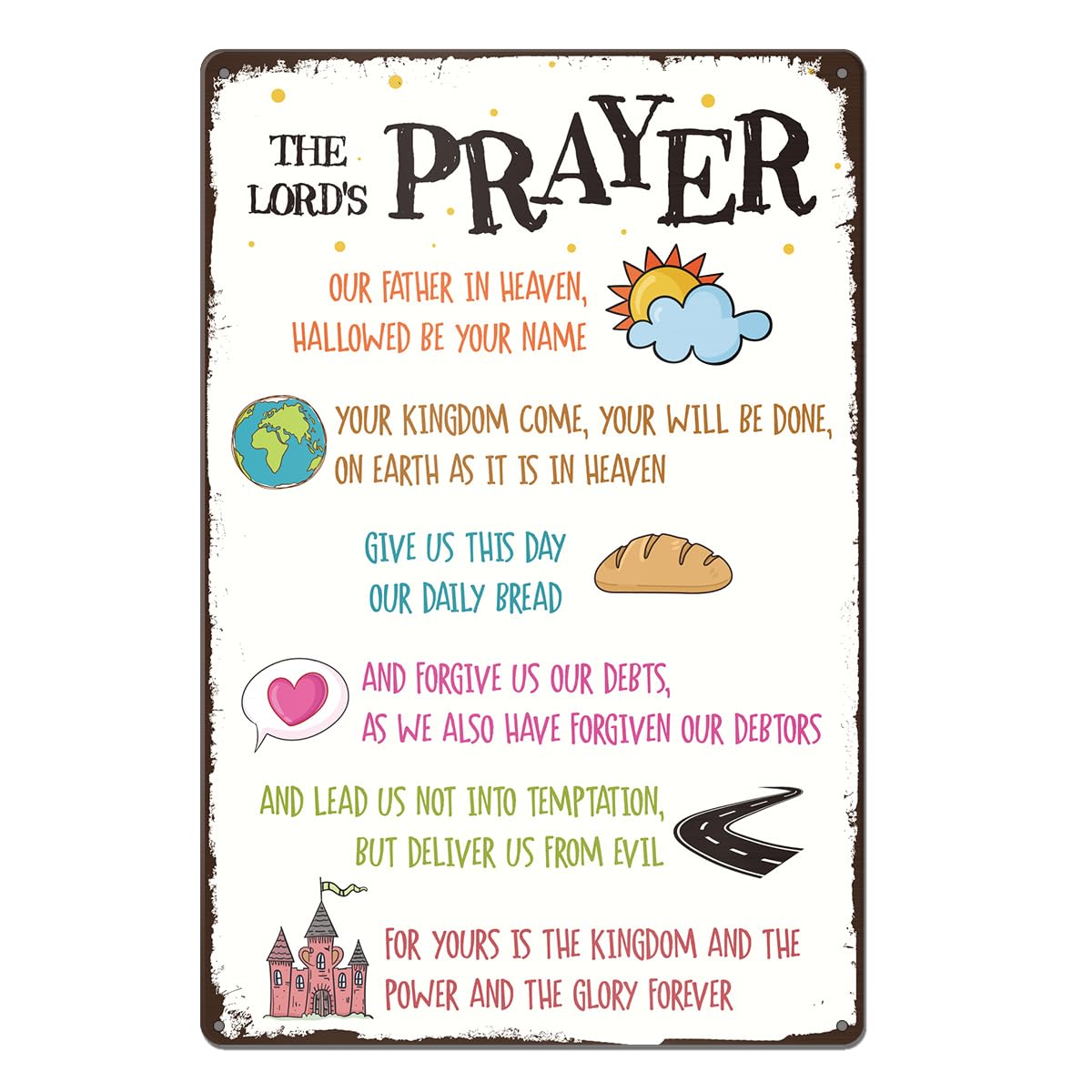 Funny English Teacher Gift Classroom Tin Sign English Writing Calss Wall Decor Language Grammar Metal Sign for Middle and High School ELA Classroom Study Room, 8x12 Inch
