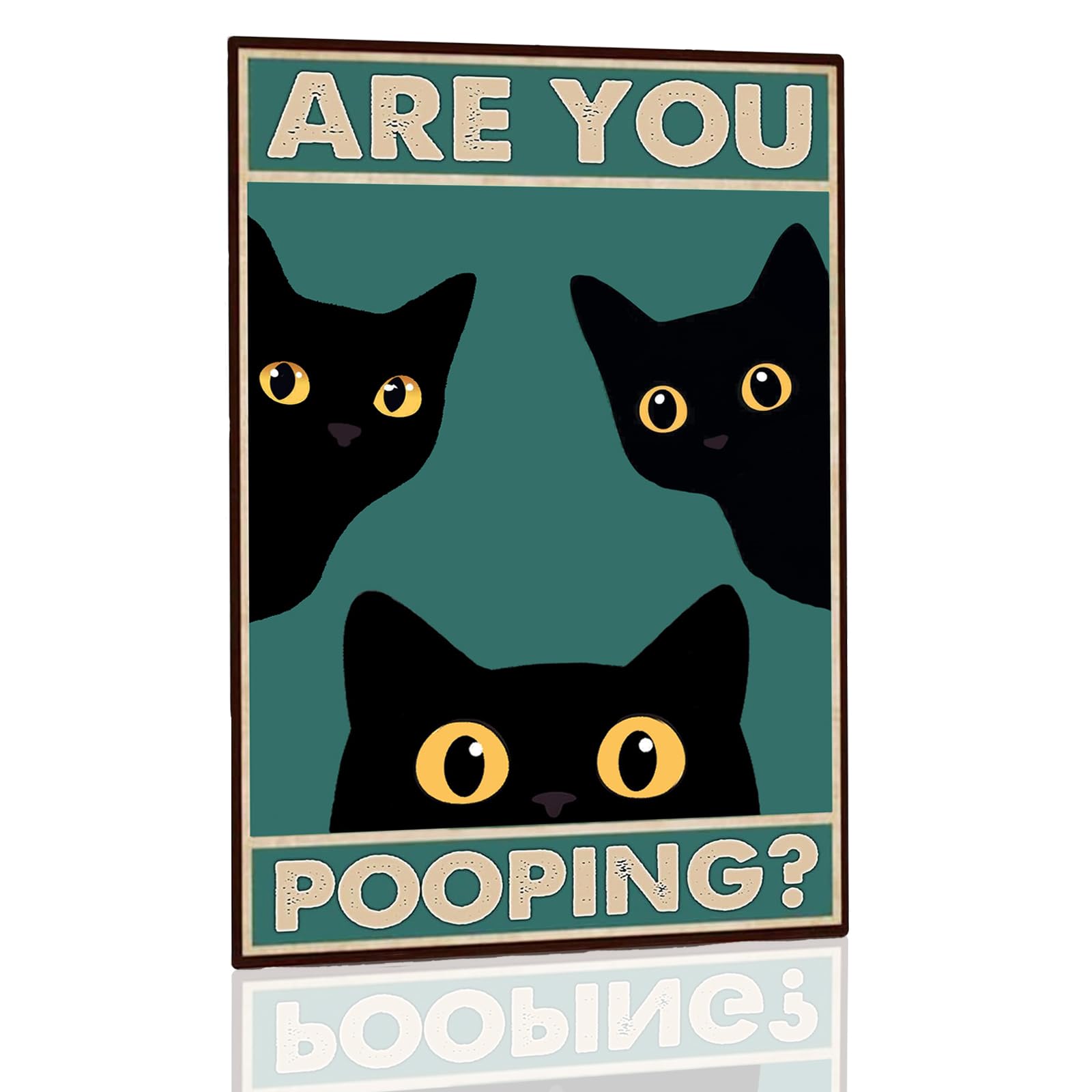 Metal Sign Easily Distracted By Cats & Garden Vintage Retro Aluminum Tin Sign for Garden, Kitchen, Office, Home, Bar, Cafe Decor 8x12 Inch