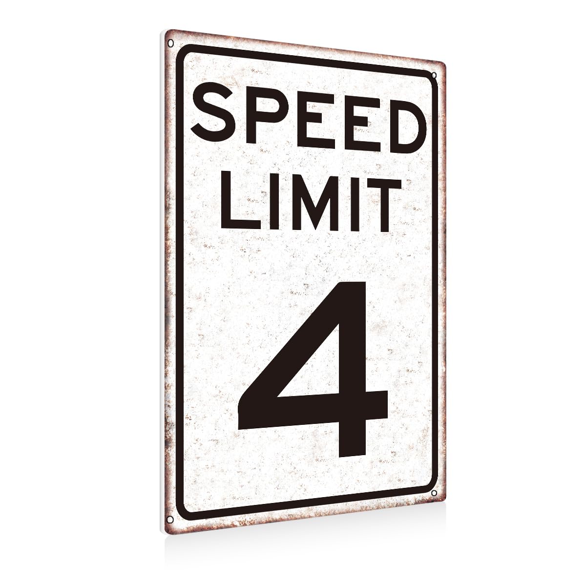 Race Car Birthday Sign，Boys Gifts Retro Tin Signs Speed Limit 5 Sign for Boys Room Man Cave Garage Cars Themed Room Bedroom Vintage Style Decor 8 x 12 Inch
