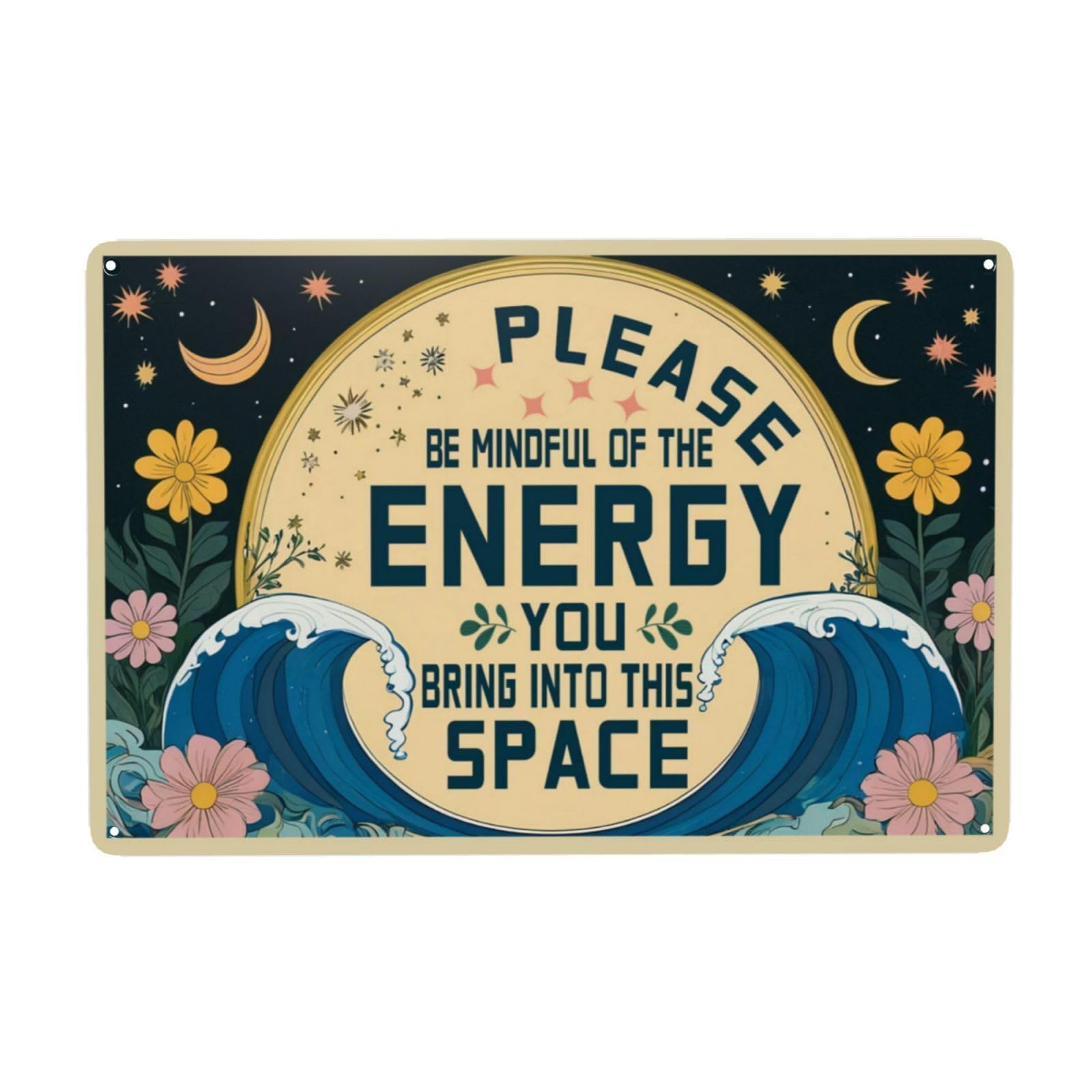 Every Little Thing is Gonna Be Alright Vintage Metal Tin Sign 8x12 Inch Home Kitchen Living Room Cafes Bedroom Wall Decor