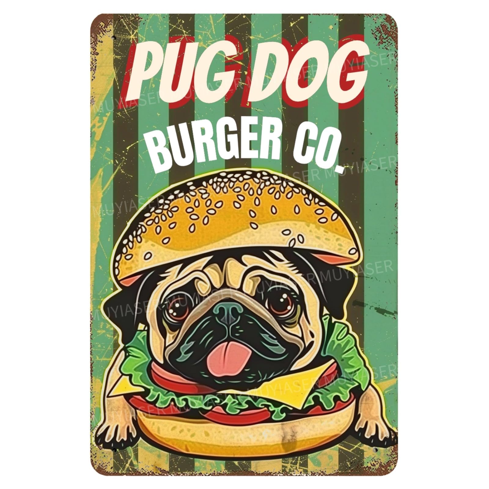 Retro Beach Aluminum Vintage Tin Sign for Kitchen Office Home Bar Cafe Decor 8x12 Inch