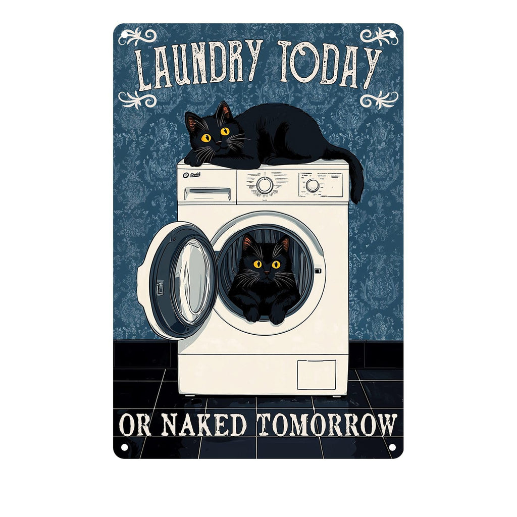 Laundry Metal Tin Sign Laundry Room Wall Decor Fresh Linens Breezy Days Signs Retro Posters for Bathroom Home Bedroom Laundromat Garden 8x12inch