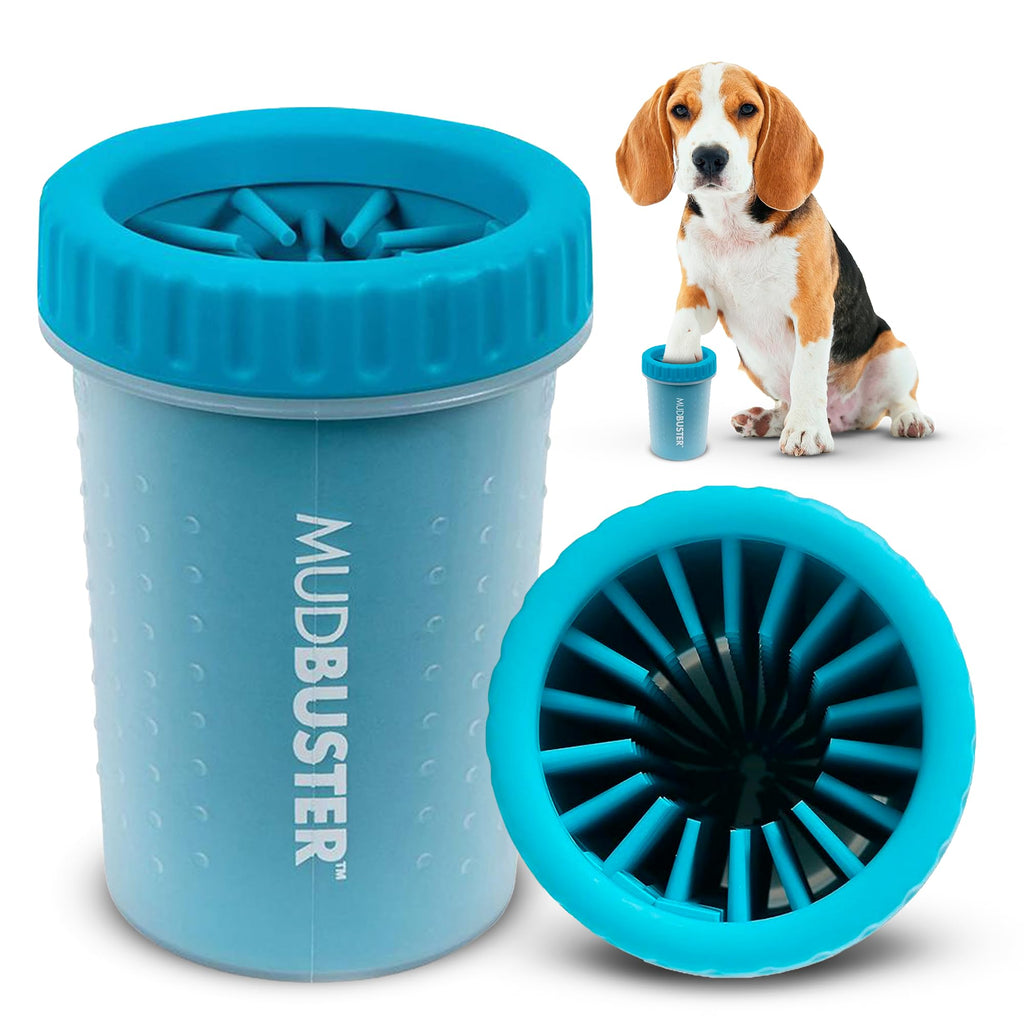 Dexas Pink Medium Dog Paw Cleaner, MudBuster - Premium Quality Pet Supplies and Dog Accessories for Dogs, Easy to Use, Mess Free, BPA Free, Patented Product