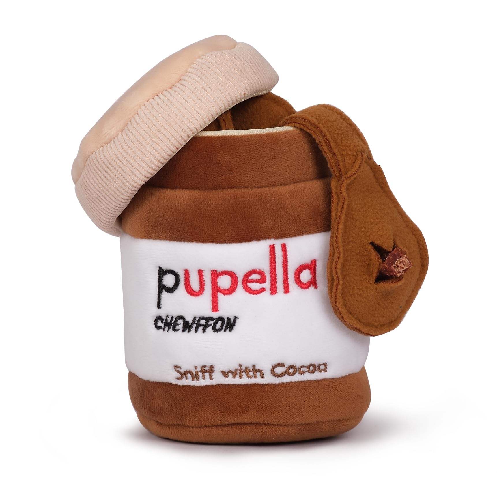 CHEWFFON Dog Birthday Cake Toy - Interactive Snuffle Roll Cake Puzzle for Enrichment, Squeaky & Crinkle Puppy Gift for Boredom & Mental Stimulation, Indoor Brain Game for Small Medium Dogs
