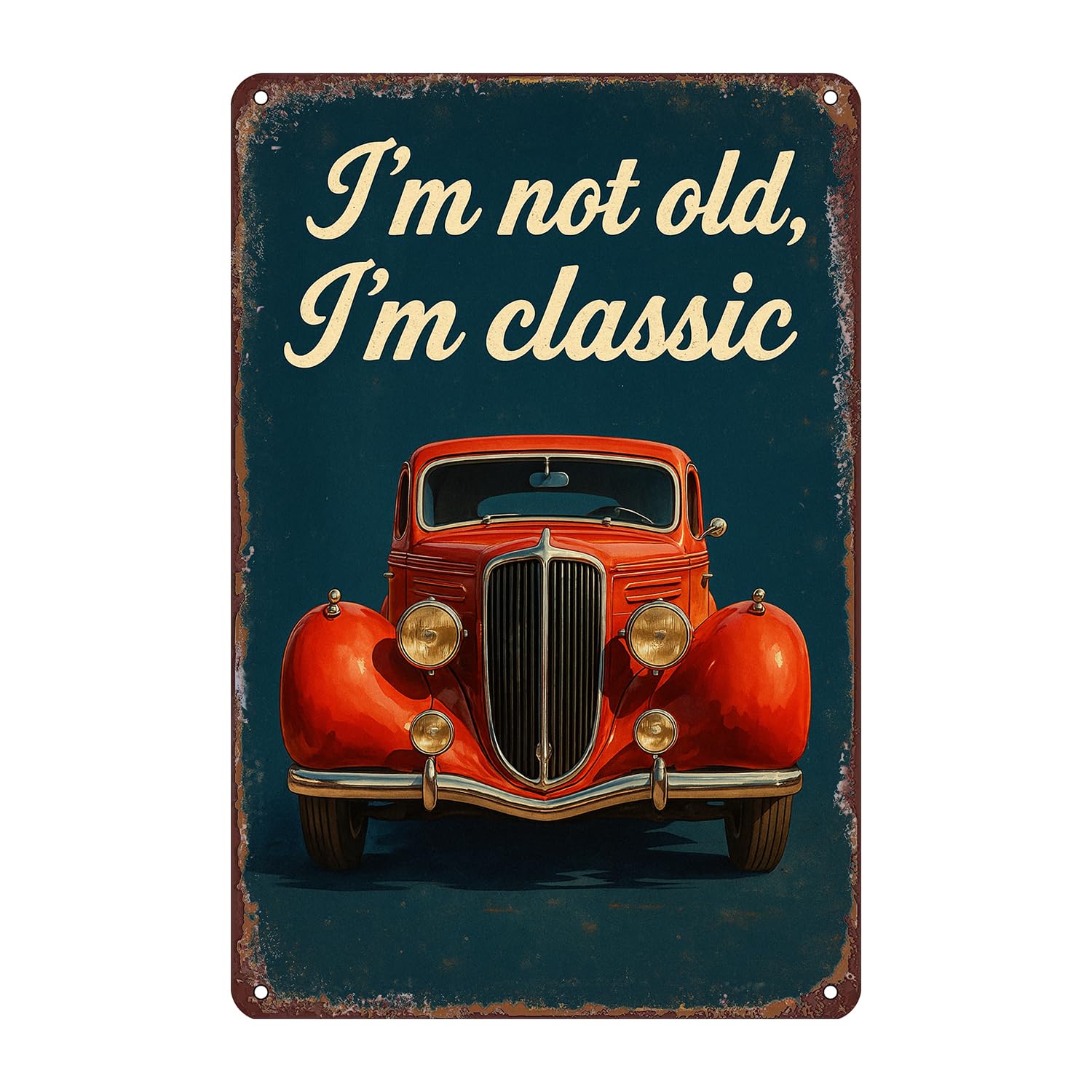 Motorcycle Parking Only Tin Sign Wall Decor - 12x8 Inch Tin Metal Retro Style Wall Art for Garage, Workshop, Bar, Biker Gift for Motorcycle Enthusiasts