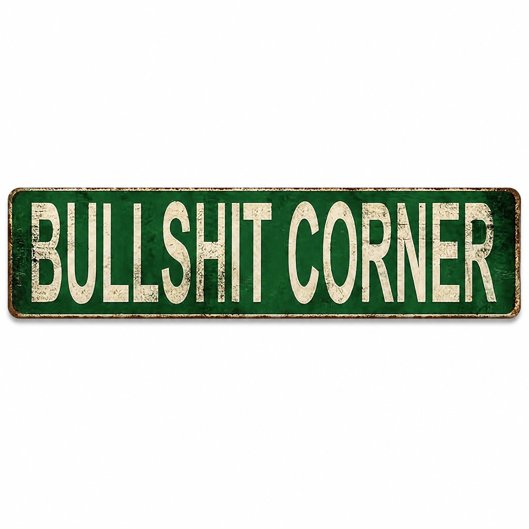 Vintage Metal Sign for Man Cave 12x8 Inch Aluminum - Retro Tin Signs for Man Cave Decor, Funny Wall Art for Garage Gifts for Him