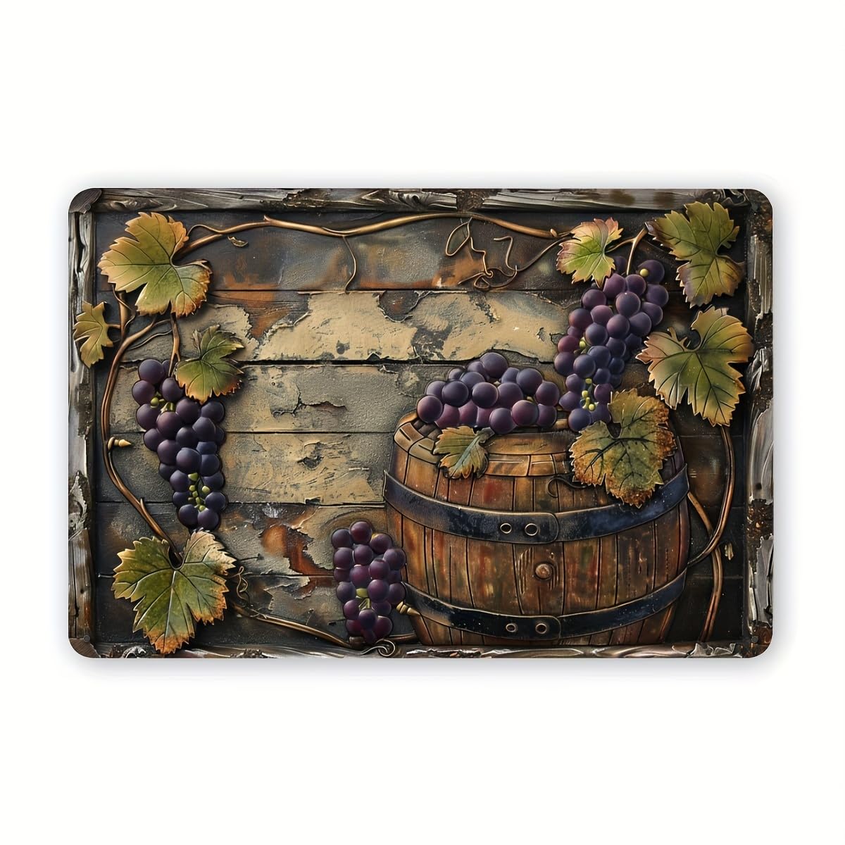 Vintage Metal Tin Sign "Wash Your Paws" - Rustic Dog Themed Artwork, Iron Wall Decor for Home, Gym, Cafe, Garage, Bathroom - Pet-Friendly Decorative Sign, 12x8 Inches