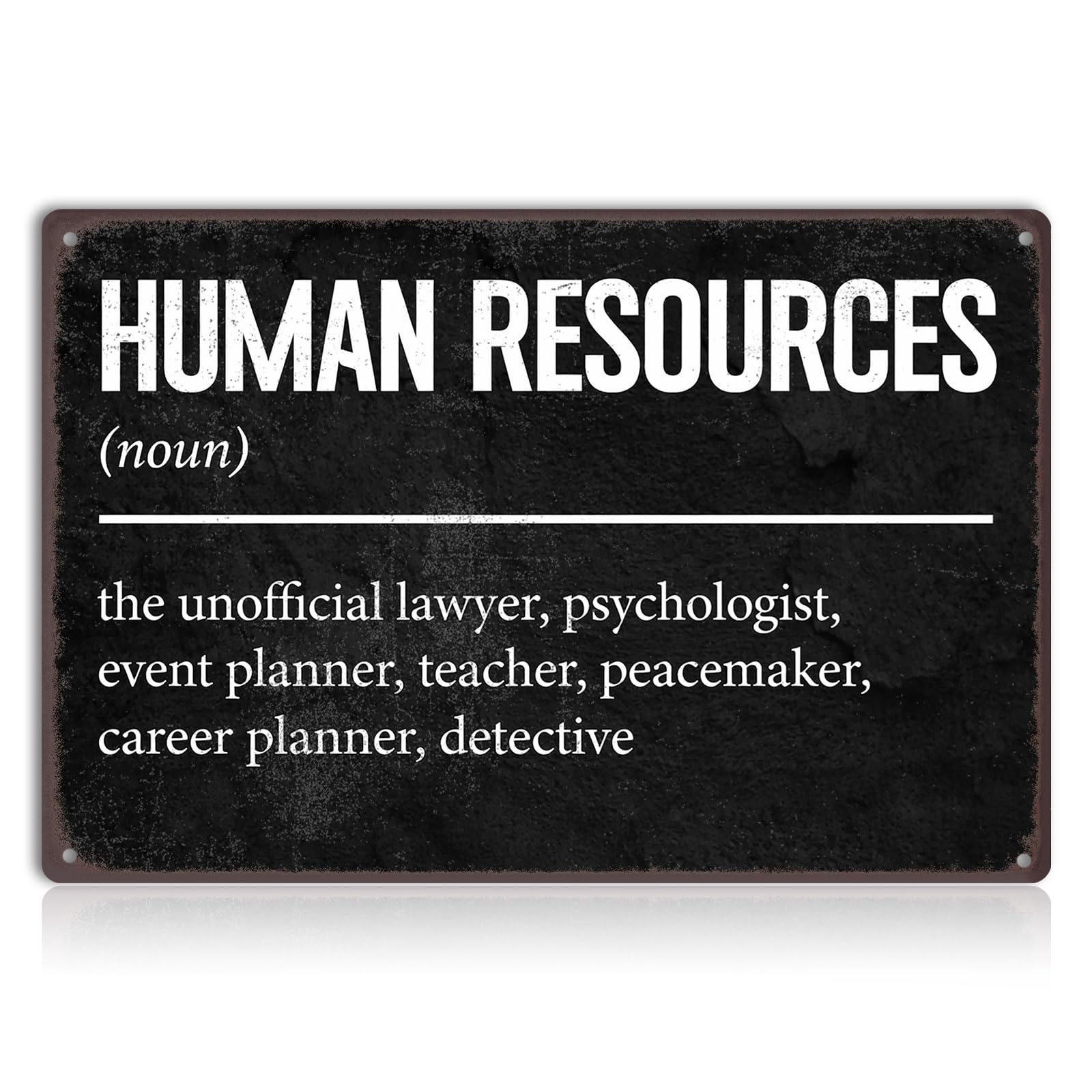 Difference Maker Metal Sign – 8x12 Inch Inspirational Wall Decor for Office & Classroom, Motivational Quote Tin Sign Appreciation Gift for Teacher, Coach, Manager