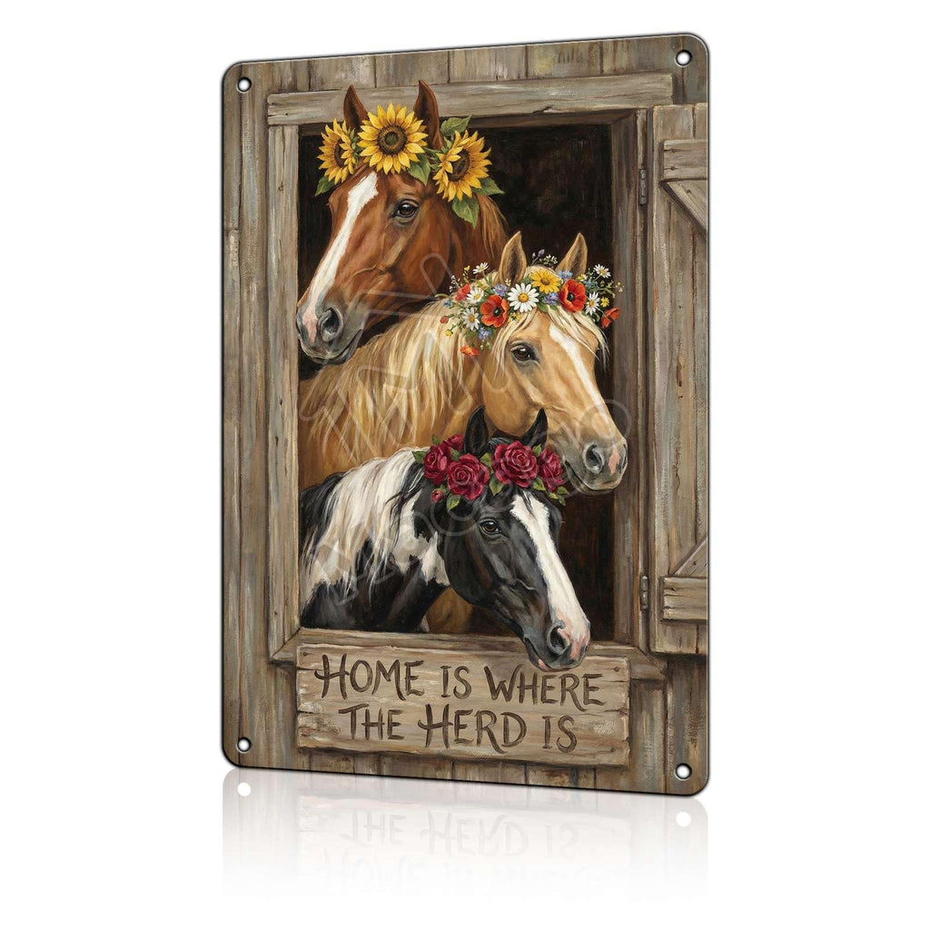 Rise and Shine Chicken Metal Tin Sign - Rustic Farmhouse Kitchen Wall Decor - Cute Rooster & Hen Art Poster for Coffee Bar or Breakfast Nook 8x12 inch